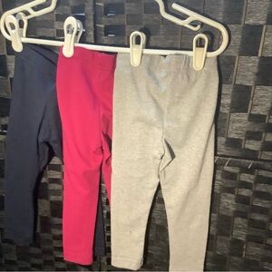 Limited Too Kids Leggings Set - Navy, Red, Gray